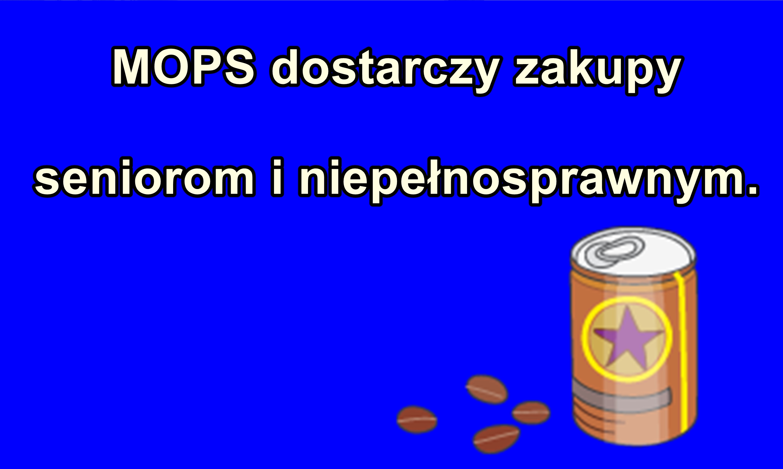 plakat na temat oferty MOPS-u